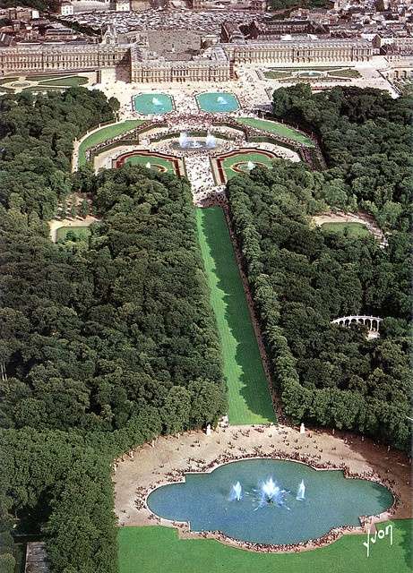 Photo:  Aerial View of Versailles and the Park